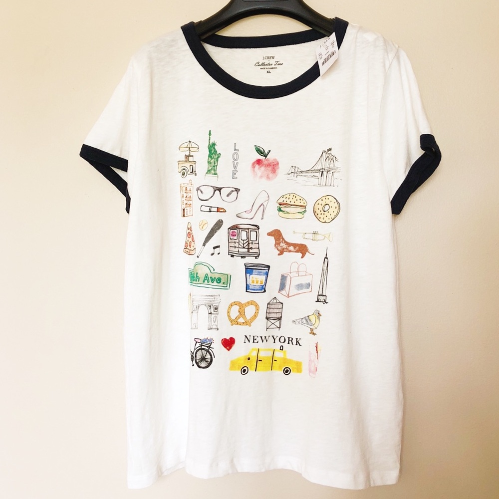 NWT J. Crew New York Destination Tee